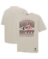 Mitchell & Ness Women's Cream Carolina Hurricanes Dump Chase Boyfriend T-shirt In White