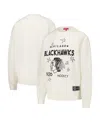 Mitchell & Ness Women's Cream Chicago Blackhawks Logo 3.0 Pullover Sweatshirt In White