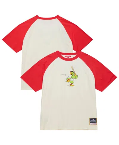 Mitchell & Ness Women's Cream Pittsburgh Pirates Boyfriend Raglan T-shirt In White