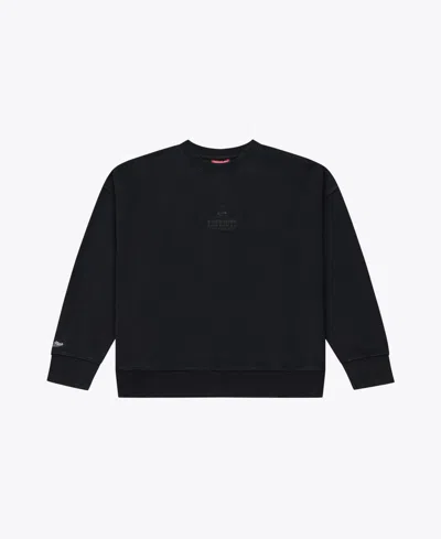 Mitchell & Ness Women's Crewneck Long-sleeve Graphic Sweatshirt In Black
