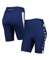 Mitchell & Ness Women's  Navy New York Yankees Biker Shorts In Navy