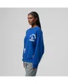 Mitchell & Ness Women's Royal Los Angeles Dodgers Cooperstown Collection Crewneck Sweatshirt In Multi
