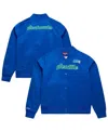 Mitchell & Ness Women's Royal Seattle Seahawks Full-snap Satin Jacket In Blue