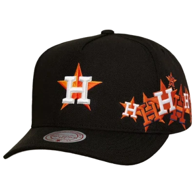 Mitchell & Ness Womens Houston Astros Astros Sideshow Pro Pinch Cap In Black