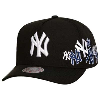 Mitchell & Ness Womens New York Yankees Yankees Sideshow Pro Pinch Cap In Black