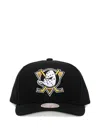 Mitchell & Ness X Anaheim Ducks Team Ground 2.0 Pro Cap In Black