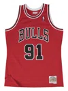 Mitchell & Ness X Bulls Logo-print Vest In Red