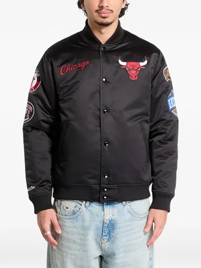 Mitchell & Ness X Chicago Bulls Nba Blackout Bomber Jacket