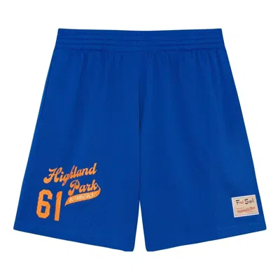 Mitchell & Ness X Fred Segal Highland Park Shorts 'blue'