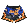 Mitchell & Ness X Jeff Hamilton Con Shorts 'blue Black' In Multi