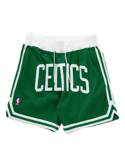Mitchell & Ness X Just Don Boston Celtics Shorts In Green