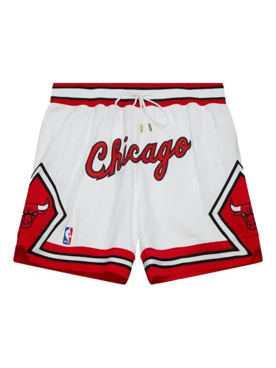 Mitchell & Ness X Just Don Chicago Bulls Shorts In White