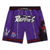 Mitchell & Ness X Just Don Hardwood Classics Shorts 'toronto Raptors 1995' In Purple