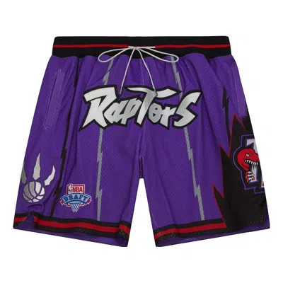 Mitchell & Ness X Just Don Hardwood Classics Shorts 'toronto Raptors 1995' In Purple