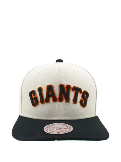 Mitchell & Ness X Mbl San Francisco Giants Off Word Pro Snapback Cap In Black