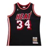 Mitchell & Ness Hardwood Classics Authentic "nba Miami Heat 2013-14 Ray Allen" Jersey In Black