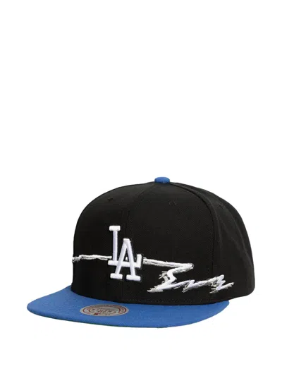 Mitchell & Ness X Mlb Dodgers Embroidered Baseball Cap In Pink