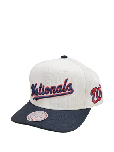 Mitchell & Ness X Mlb Nationals Baseball Cap In White
