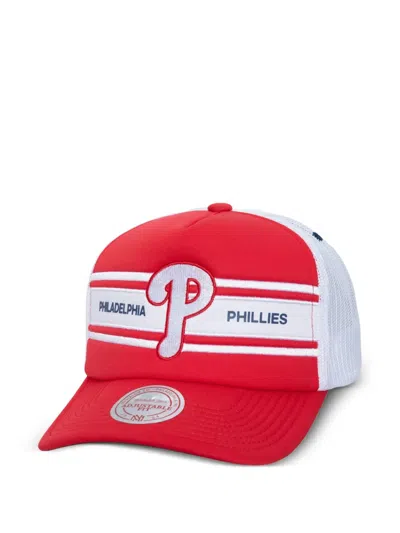 Mitchell & Ness X Mlb Philadelphia Phillies Sideline Cap In Red