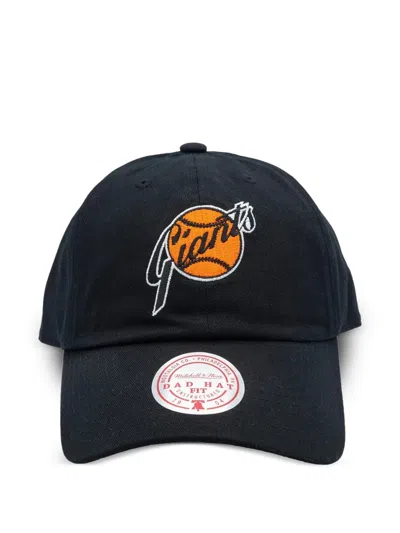 Mitchell & Ness X Mlb San Francisco Giants Cooperstown Cap In Black