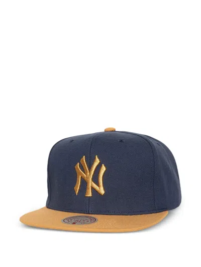 Mitchell & Ness X Mlb Work It New York Yankees Snapback Cap In Blue