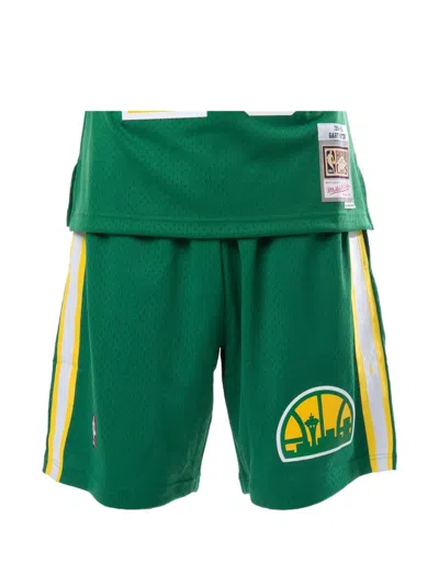 Mitchell & Ness X Nba 1994-95 Seattle Supersonics Shorts In Green