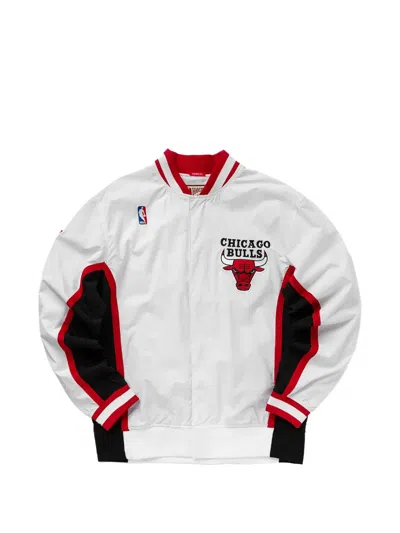 Mitchell & Ness X Nba 1996 Chicago Bulls Jacket In White