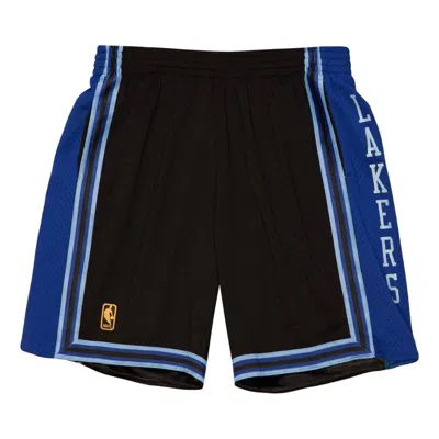 Mitchell & Ness X Nba 1996 Swingman Shorts 'los Angeles Lakers' In Black