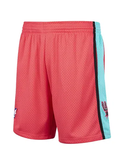 Mitchell & Ness X Nba 1998 San Antonio Spurs Shorts In Pink