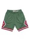 Mitchell & Ness X Nba 2008-09 Chicago Bulls Swingman Shorts In Green