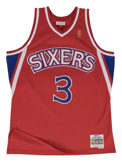 Mitchell & Ness X Nba 76ers 96 Allen Iverson Swingman Road Tank Top