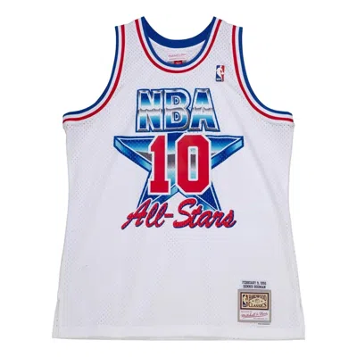 Mitchell & Ness X Nba All Star East 1992-93 Swingman Jersey 'dennis Rodman 10' In White