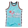 Mitchell & Ness Shaquille O'neal Nba All-star 1996 Swingman Vest In Blue
