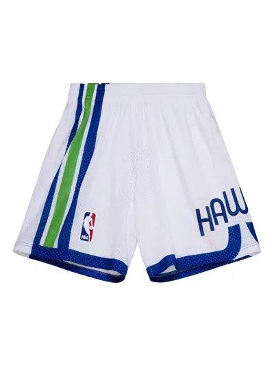 Mitchell & Ness X Nba Atlanta Hawks 1970 Shorts In White