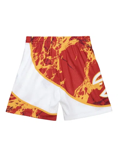 Mitchell & Ness X Nba Atlanta Hawks 1986 Team Marble Swingman Shorts