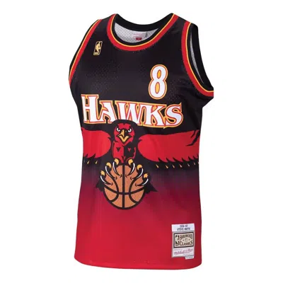 Mitchell & Ness X Nba Atlanta Hawks 1996-97 Hardwood Classics Swingman Jersey 'steve Smith 8' In Red