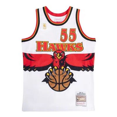 Mitchell & Ness X Nba Atlanta Hawks 1996-97 Swingman Jersey 'dikembe Mutombo 55' In White