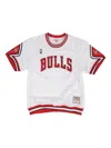 Mitchell & Ness 1987/88 Authentic "chicago Bulls" Shooting Shirt In White