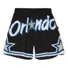 Mitchell & Ness X Nba Big Face 2.0 Shorts 'orlando Magic' In Black
