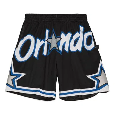 Mitchell & Ness X Nba Big Face 2.0 Shorts 'orlando Magic' In Black