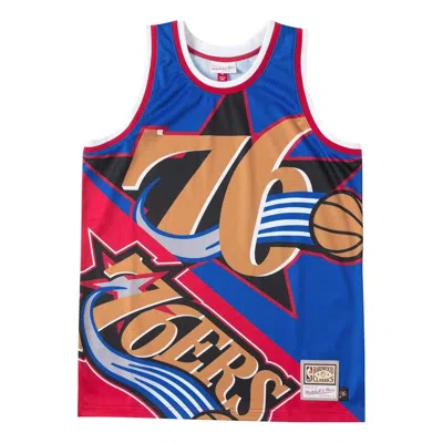 Mitchell & Ness X Nba Big Face Fashion Tank 5.0 'philadelphia 76ers' In Multi