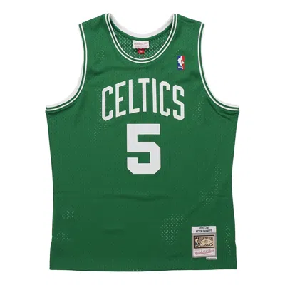 MITCHELL & NESS MITCHELL & NESS X NBA BOSTON CELTICS 2007-08 ROAD SWINGMAN JERSEY 'KEVIN GARNETT 5'