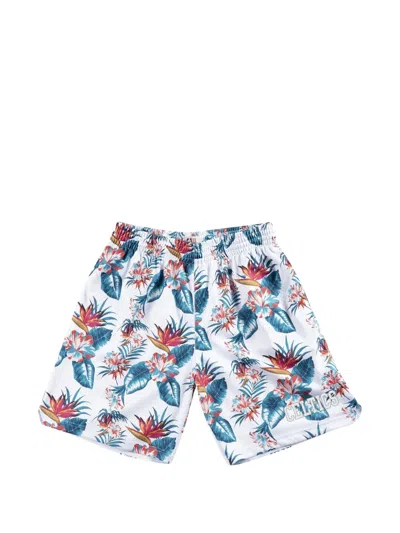 Mitchell & Ness X Nba Boston Celtics Floral-print Shorts In Multi