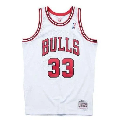 Mitchell & Ness X Nba Bulls 1997-98 Swingman Jersey 'scottie Pippen 33' In White