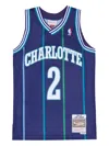Mitchell & Ness X Nba Charlotte Hornets 94 Larry Johnson Swingman Alt Tank Top In Blue
