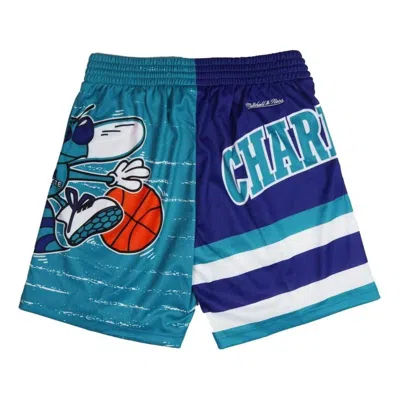 Mitchell & Ness X Nba Charlotte Hornets Jumbotron 3.0 Shorts 'teal' In Blue