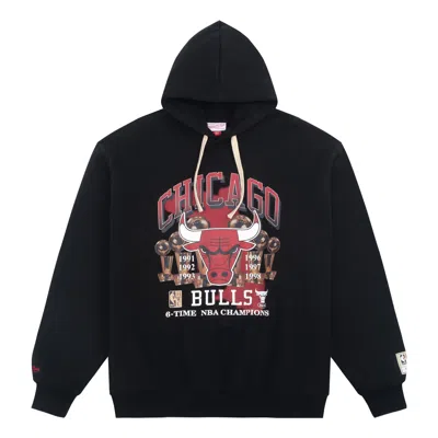 Mitchell & Ness X Nba Chicago Bulls 6 Times Champion Hoodie 'black'