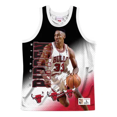 Mitchell & Ness X Nba Chicago Bulls Behind The Back Jersey 'scottie Pippen 33' In Multi