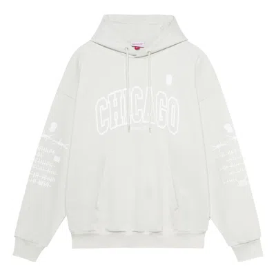 Mitchell & Ness X Nba Chicago Bulls Hoodie 'grey' In Gray