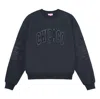 Mitchell & Ness X Nba Chicago Bulls Sweatshirt 'dark Grey' In Blue